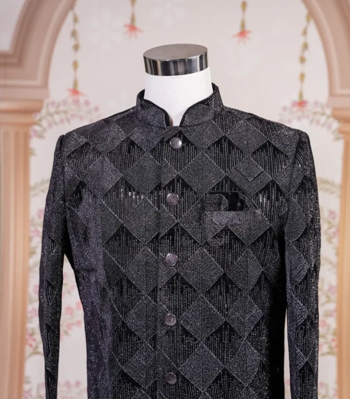 MIDNIGHT CROWN LUXE SHERWANI